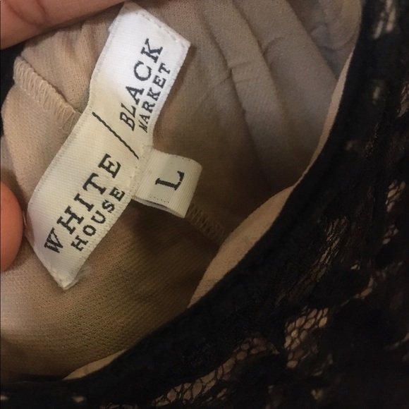 White House | Black Market Lace Dress - Picture 5 of 6